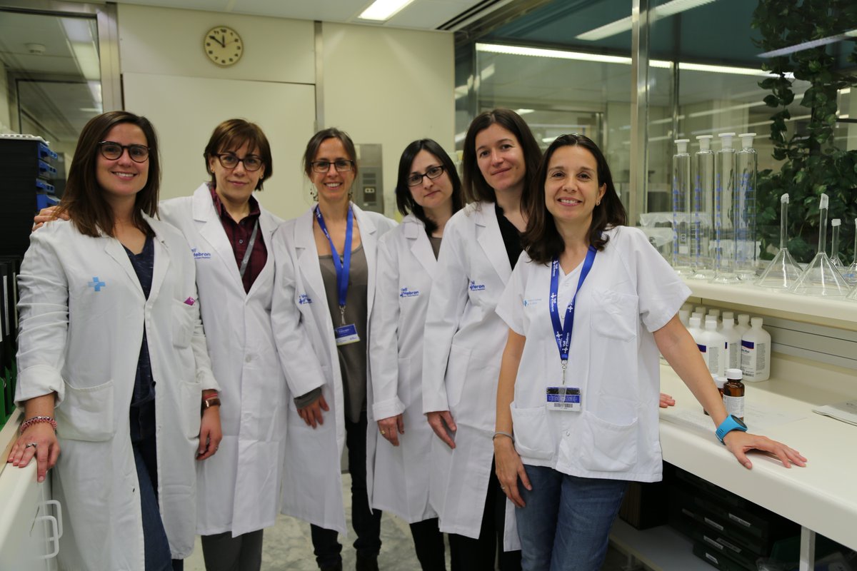 Farmacéuticas del Área Maternoinfantil del Servicio de Farmacia del Hospital Universitari Vall d'Hebron de Barcelona