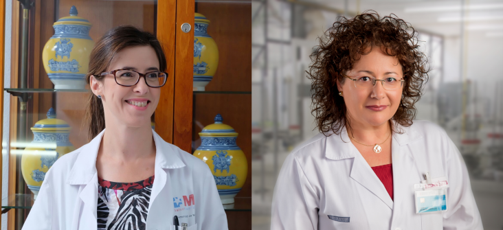 Eva González-Haba Peña (izquierda) y Ana Cristina Cercós Lletí (derecha), directoras del Máster Inmunoterapia del cáncer